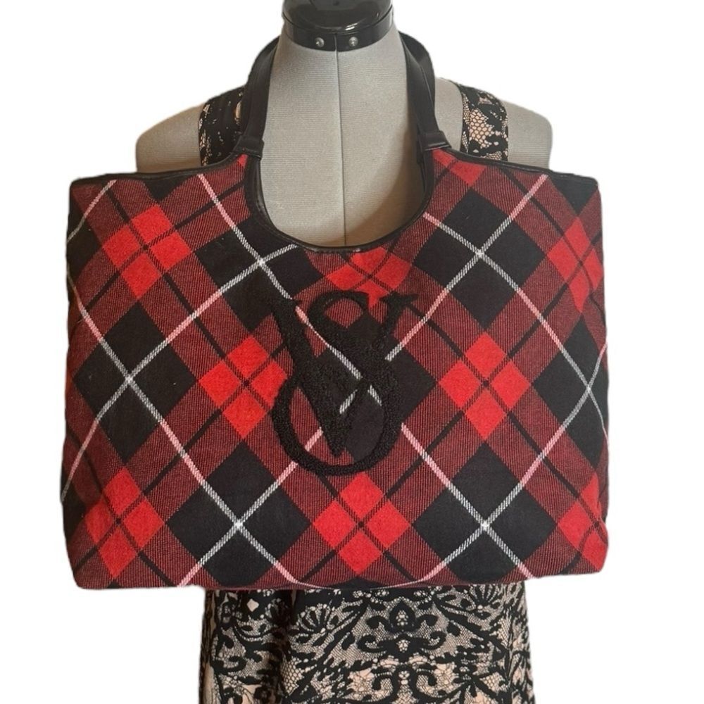 Victoria’s Secret Red Plaid Bag